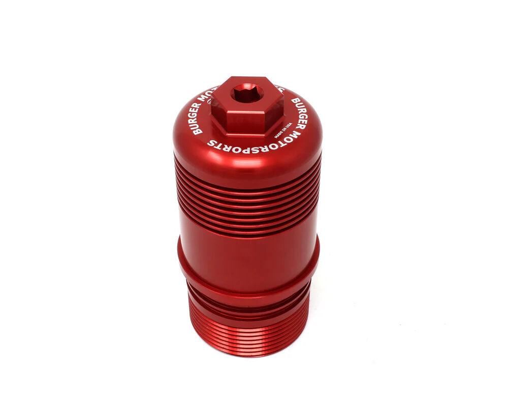 Alternative view of BMS Magnetic Billet Aluminum Oil Filter Cap for 2021+ Ford Bronco 2.7L V6