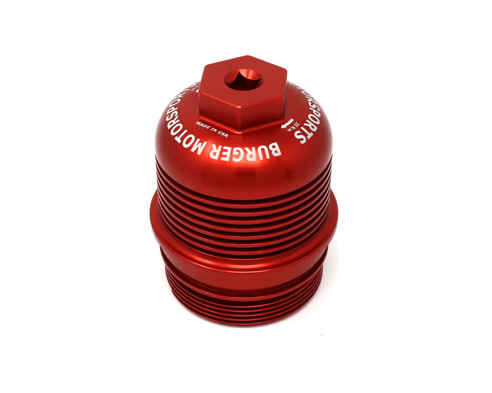 Alternative view of BMS Magnetic Billet Oil Filter Cap for S58 BMW M2/M3/M4 & X3M/X4M