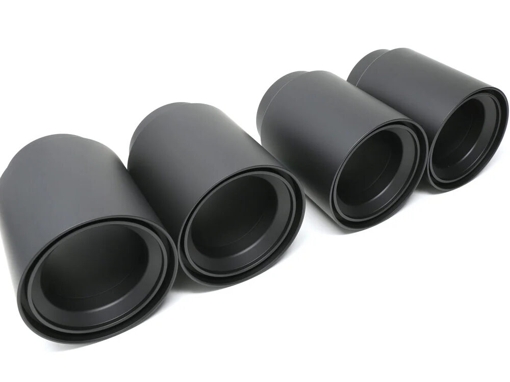 Alternative view of BMS Straight Cut Billet Exhaust Tips for BMW F1x M5 M6 (set of 4)