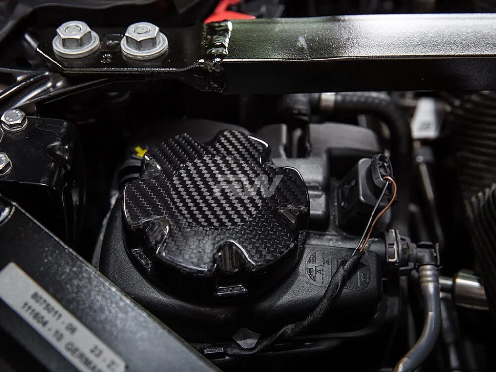 RW Carbon BMW Carbon Fiber Coolant Tank Cap Cover