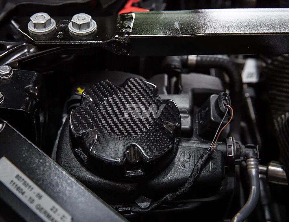 RW Carbon BMW Carbon Fiber Coolant Tank Cap Cover