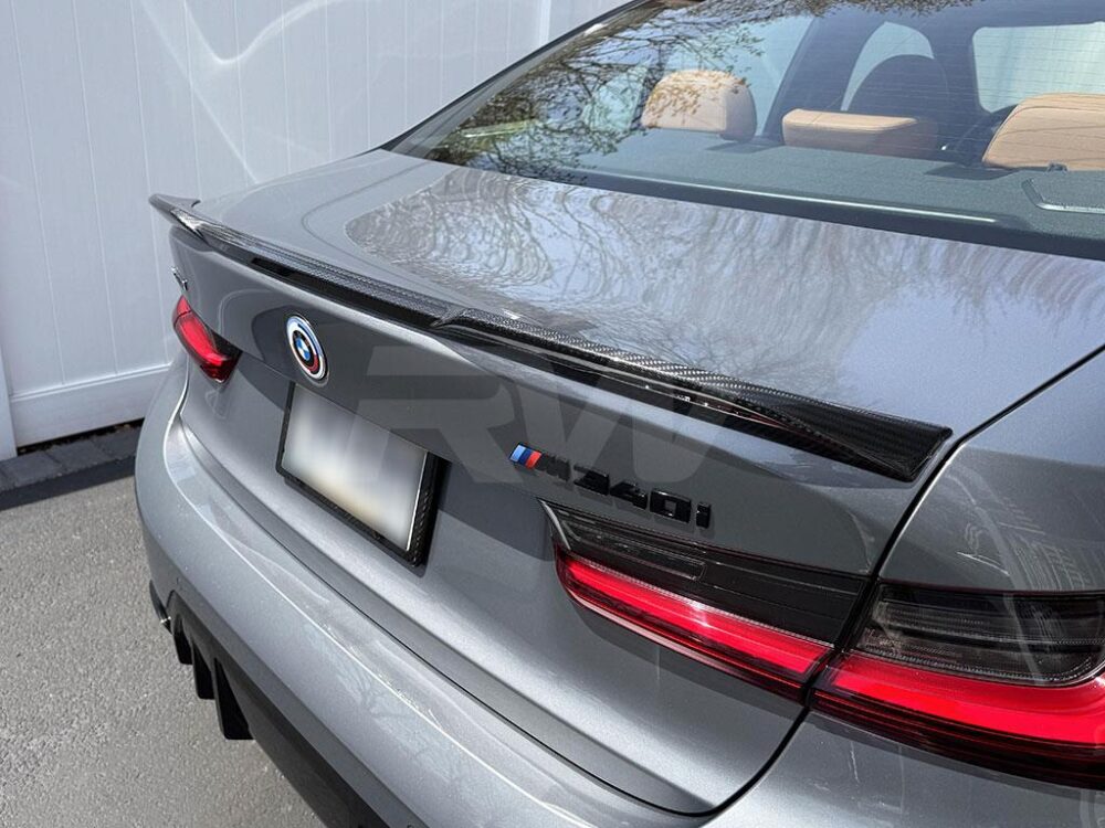 BMW G20/G80 DTM Carbon Fiber Trunk Spoiler - Image 5