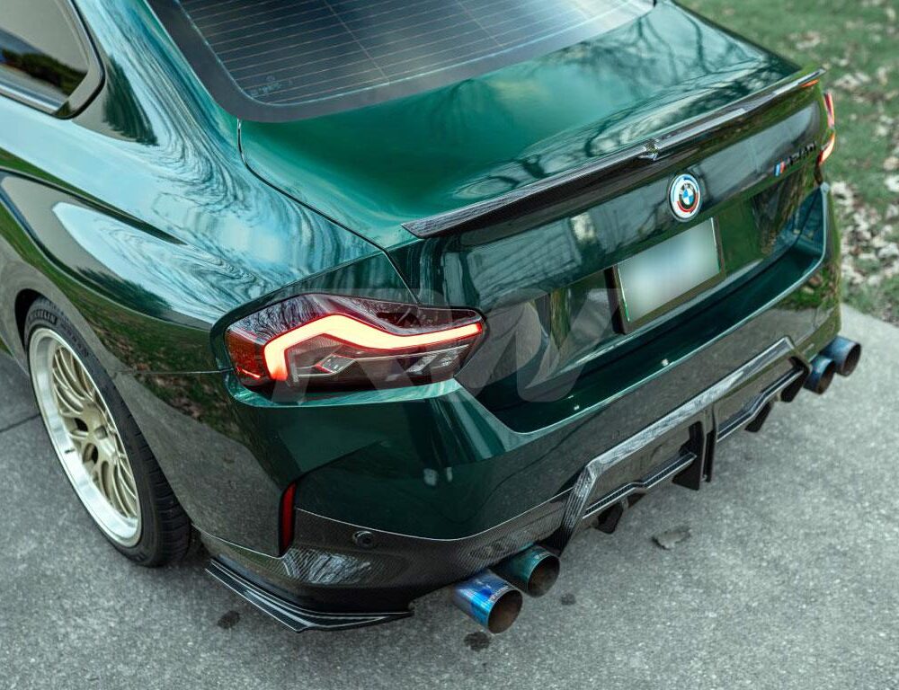 Alternative view of RW Carbon BMW G42 2-Series DTM Carbon Fiber Diffuser