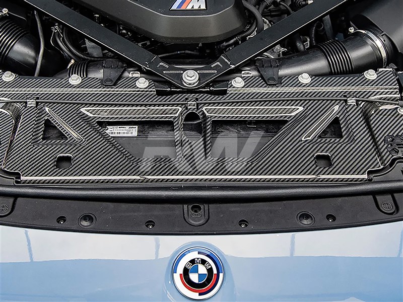 Alternative view of RW Carbon BMW G87 G80 G82 G83 Carbon Fiber Cooling Shroud