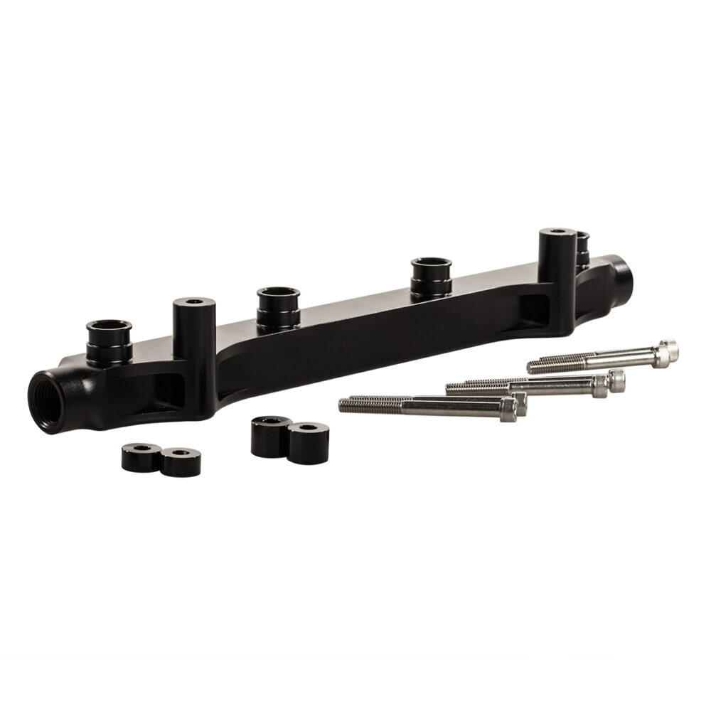 Alternative view of CTS Turbo 1.8T 20V Billet Fuel Rail