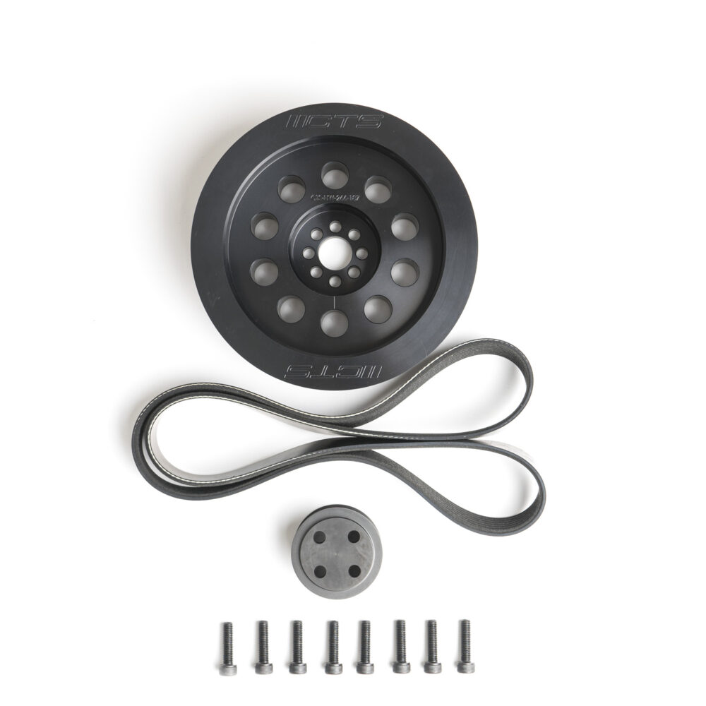 CTS Turbo 3.0T V6 Dual Pulley Upgrade Kit (Bolt-on, 187mm)