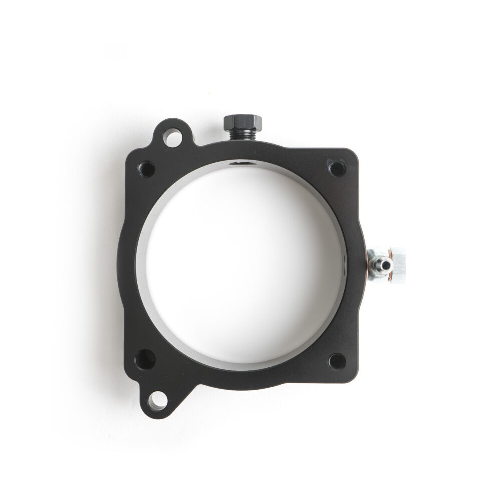 Alternative view of CTS Turbo RS3/TTRS (8V.2/8S) 2018+ Throttle Body Spacer with Boost Tap and Meth Injection Port