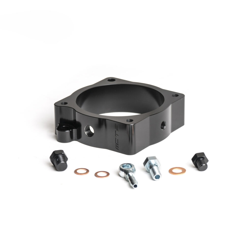 CTS Turbo RS3/TTRS (8V.2/8S) 2018+ Throttle Body Spacer with Boost Tap and Meth Injection Port - Image 3