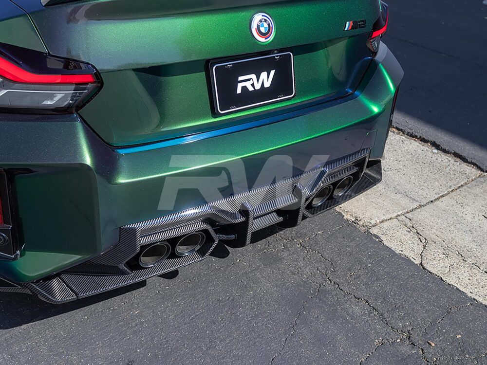 RW Carbon BMW G87 M2 DTM Carbon Fiber Rear Diffuser - Image 2