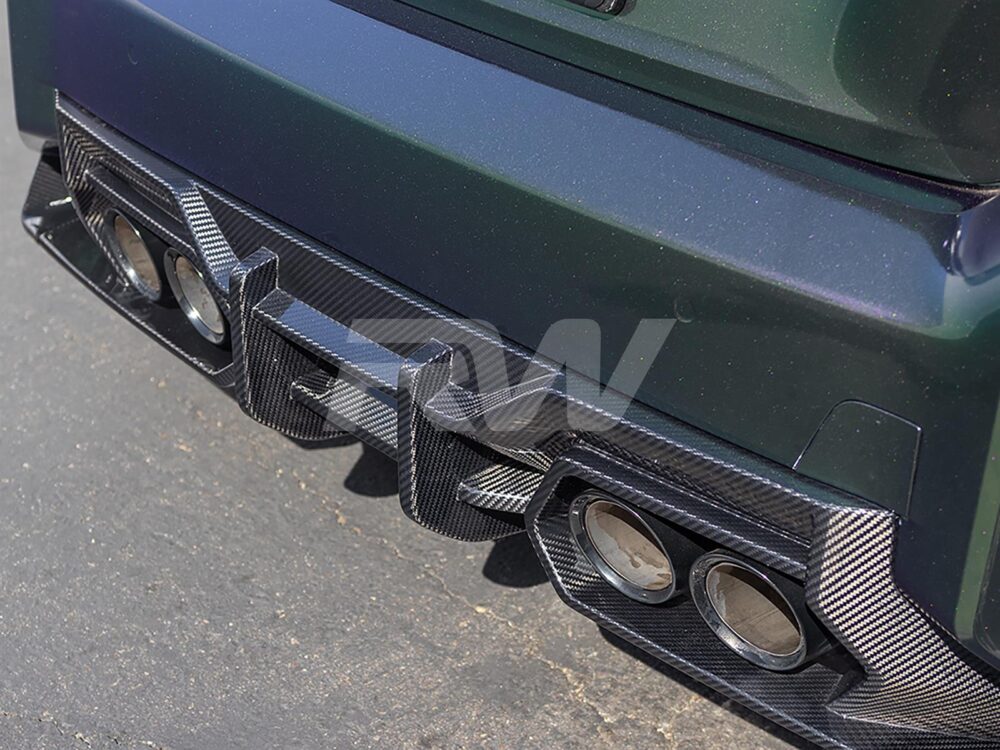 RW Carbon BMW G87 M2 DTM Carbon Fiber Rear Diffuser - Image 3