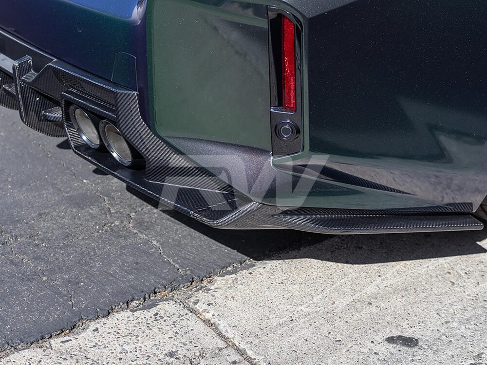 RW Carbon BMW G87 M2 DTM Carbon Fiber Rear Diffuser - Image 6