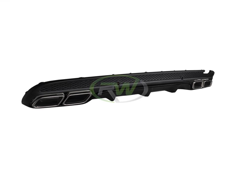 RW Carbon Mercedes C63 Style Diffuser Conversion Kit for C Class