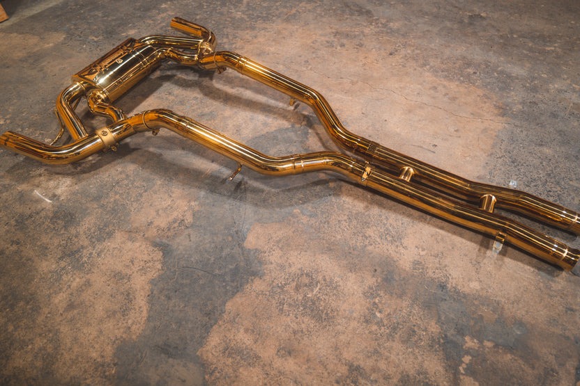 Alternative view of Valvetronic Designs Mercedes AMG GT Valved Sport Exhaust system