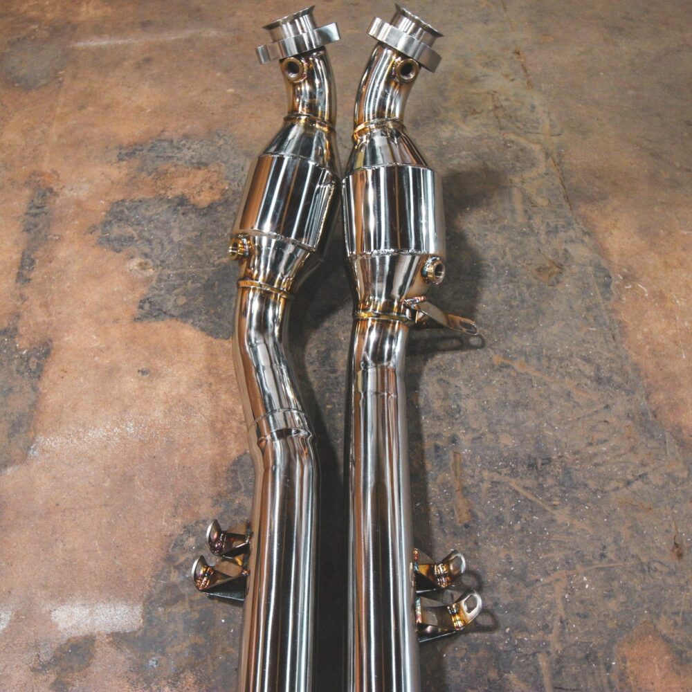 Alternative view of Valvetronic Designs Mercedes E63 AMG W212 Valved Sport Exhaust System