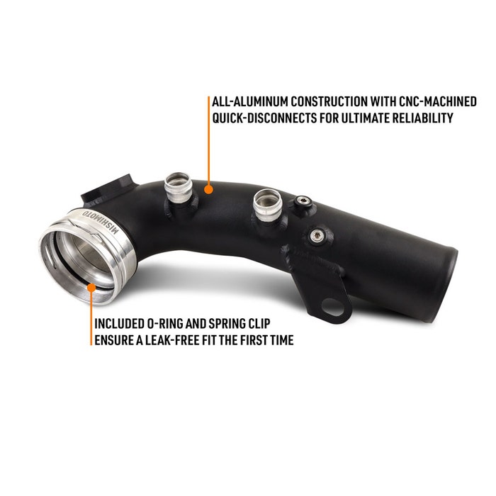 Alternative view of Mishimoto Performance Charge Pipe Kit, Fits BMW N54 2007-2013