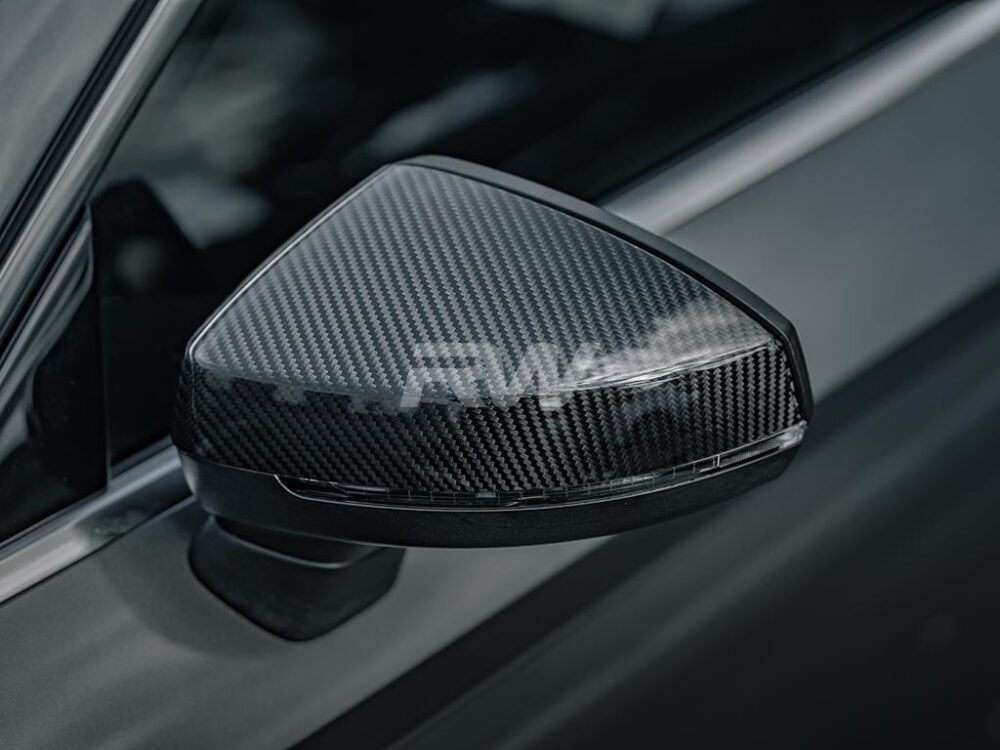RW Carbon Audi 8V A3 S3 RS3 CF Mirror Cap Replacements - Image 4