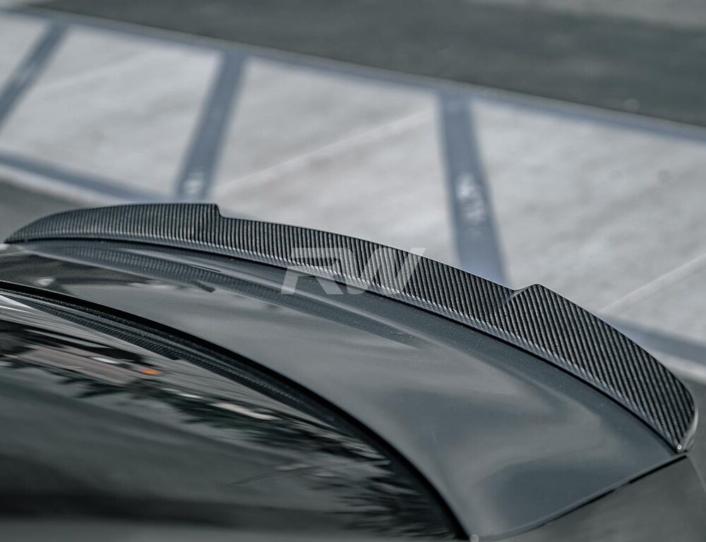 Alternative view of RW Carbon Audi 8V A3/S3/RS3 Carbon Fiber Trunk Spoiler