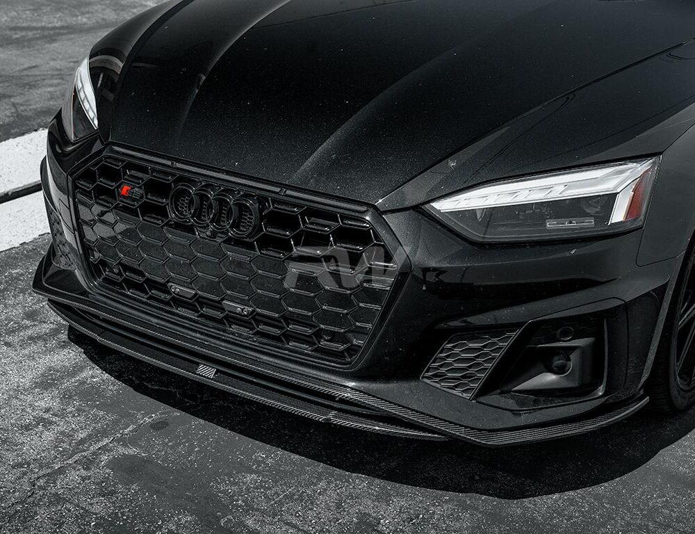 RW Carbon Audi A5 S-Line S5 Carbon Fiber Front Lip Spoiler