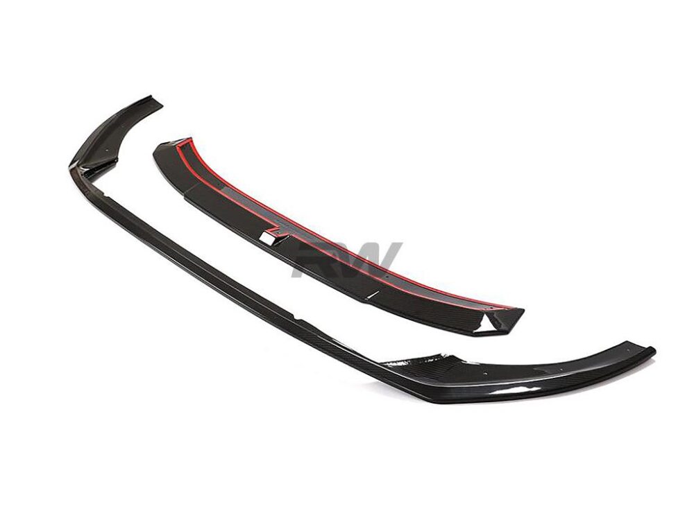 RW Carbon Audi A5 S-Line S5 Carbon Fiber Front Lip Spoiler - Image 7