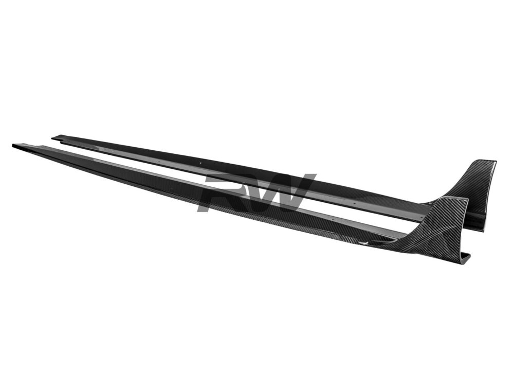 RW Carbon Audi A5 S-Line S5 Facelift CF Side Skirt Extensions - Image 4