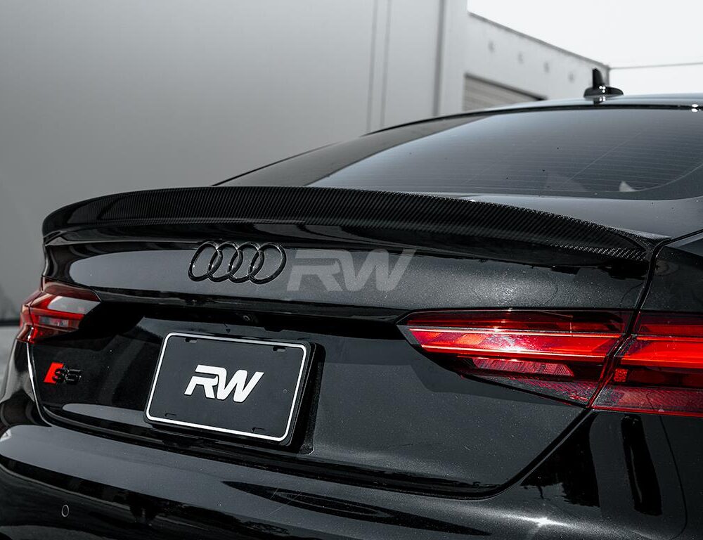 RW Carbon Audi A5 S5 RS5 4dr Sportback CF Trunk Spoiler