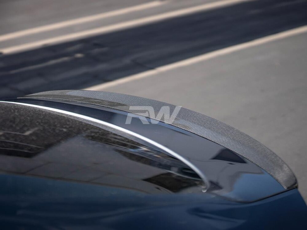 RW Carbon Audi A5 S5 RS5 4dr Sportback CF Trunk Spoiler - Image 6