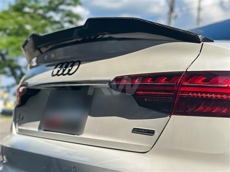 RW Carbon Audi B9 A4/S4 GTX Carbon Fiber Trunk Spoiler