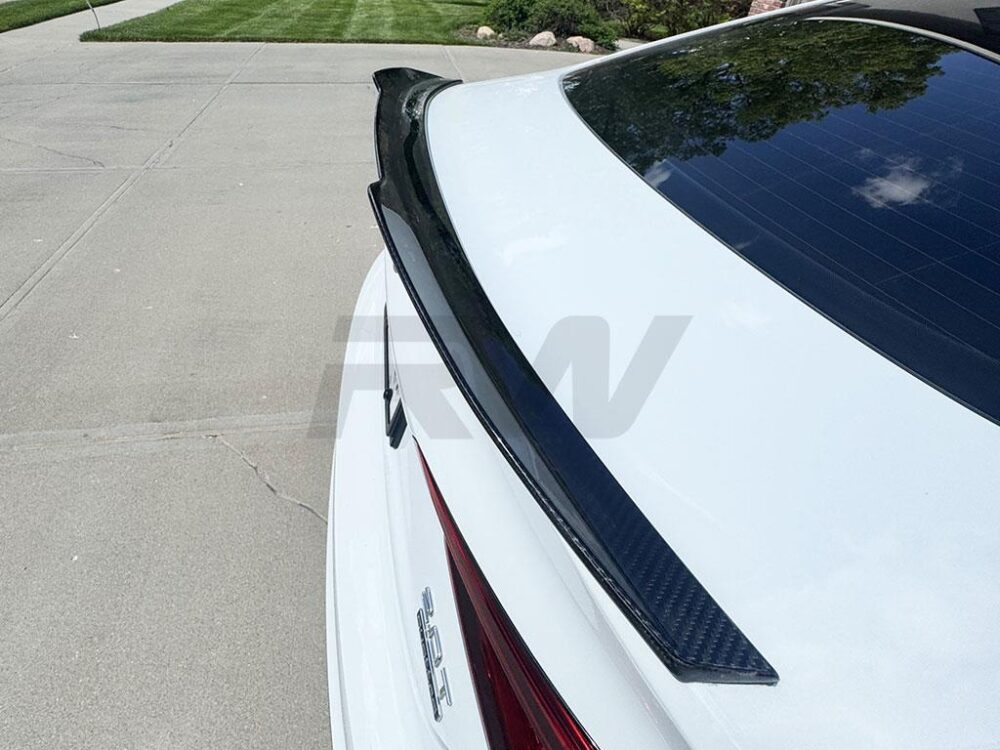RW Carbon Audi B9 A5/S5/RS5 Sedan GTX Carbon Fiber Trunk Spoiler - Image 4