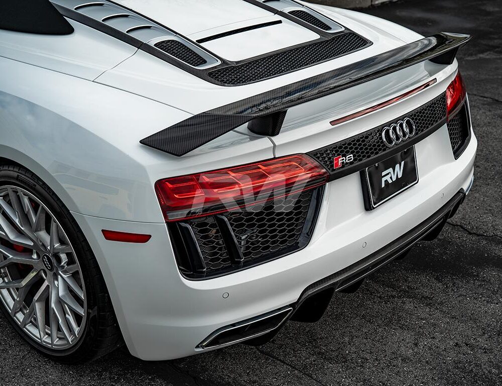 RW Carbon Audi R8 4S Carbon Fiber Rear Wing