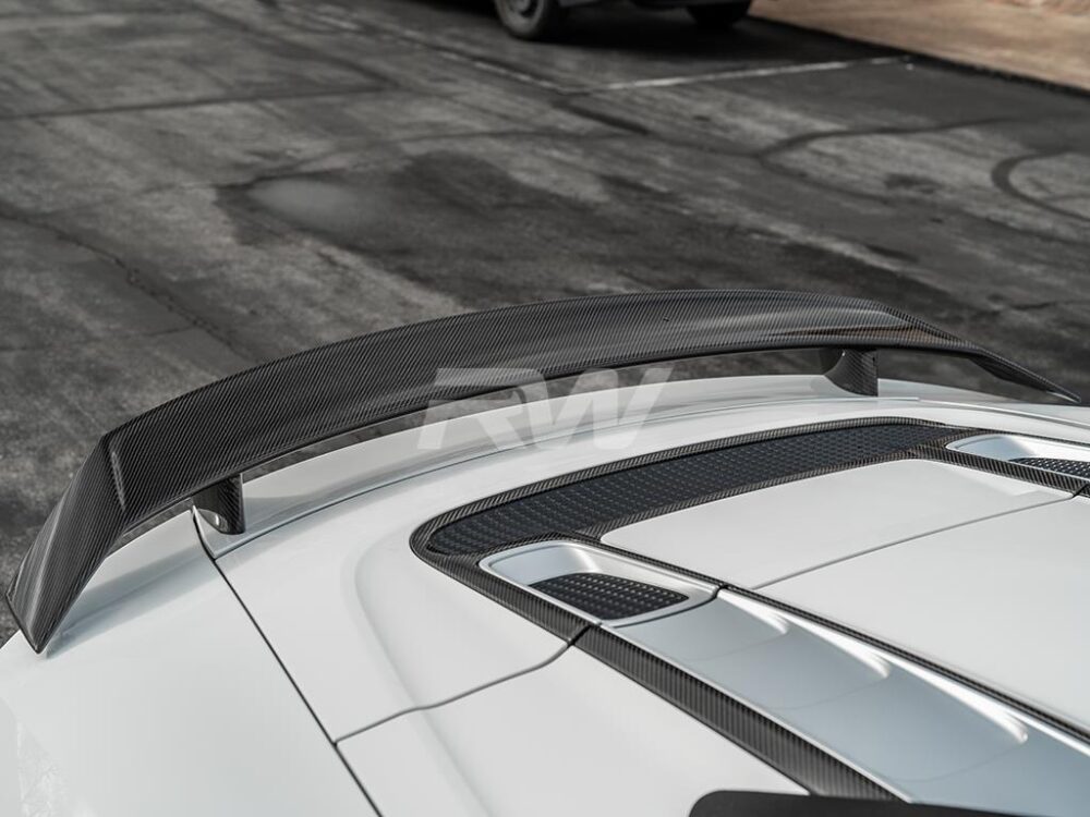 RW Carbon Audi R8 4S Carbon Fiber Rear Wing - Image 3