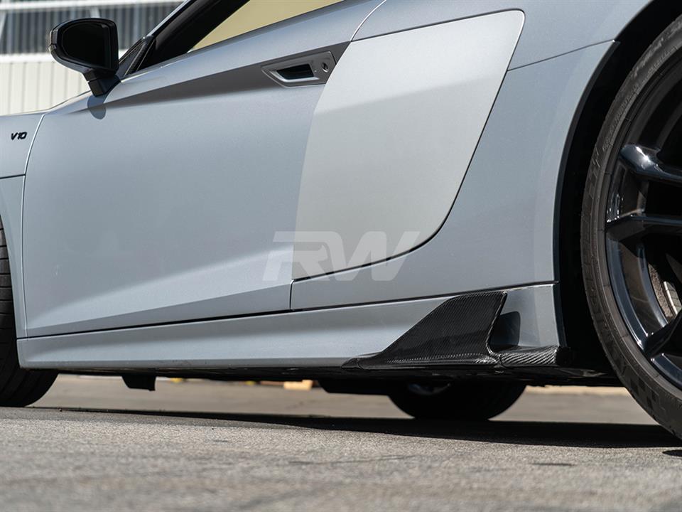 RW Carbon Audi R8 4S Carbon Fiber Side Skirt Winglets