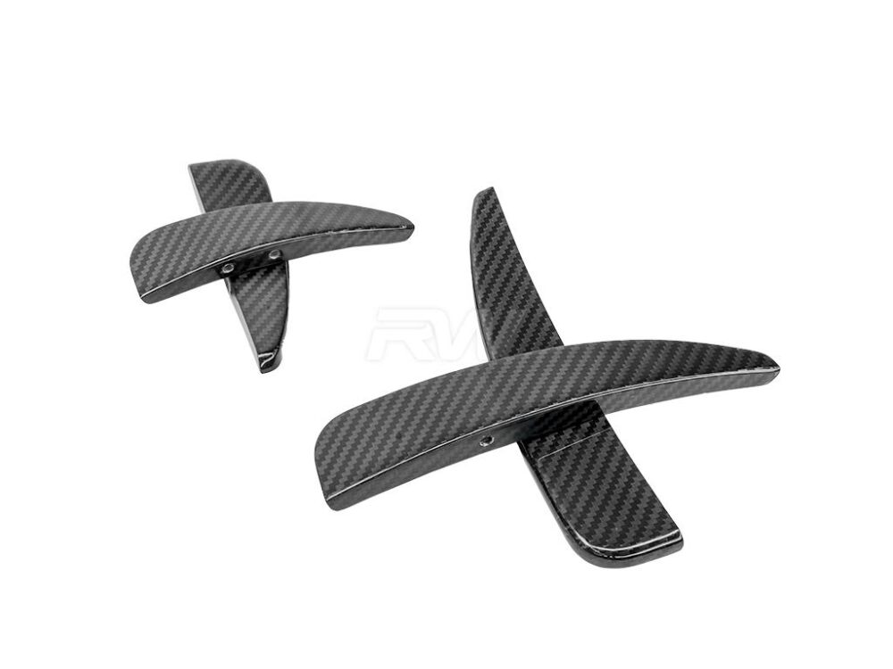 RW Carbon Audi R8 4S DTM Carbon Fiber Front Canards - Image 2
