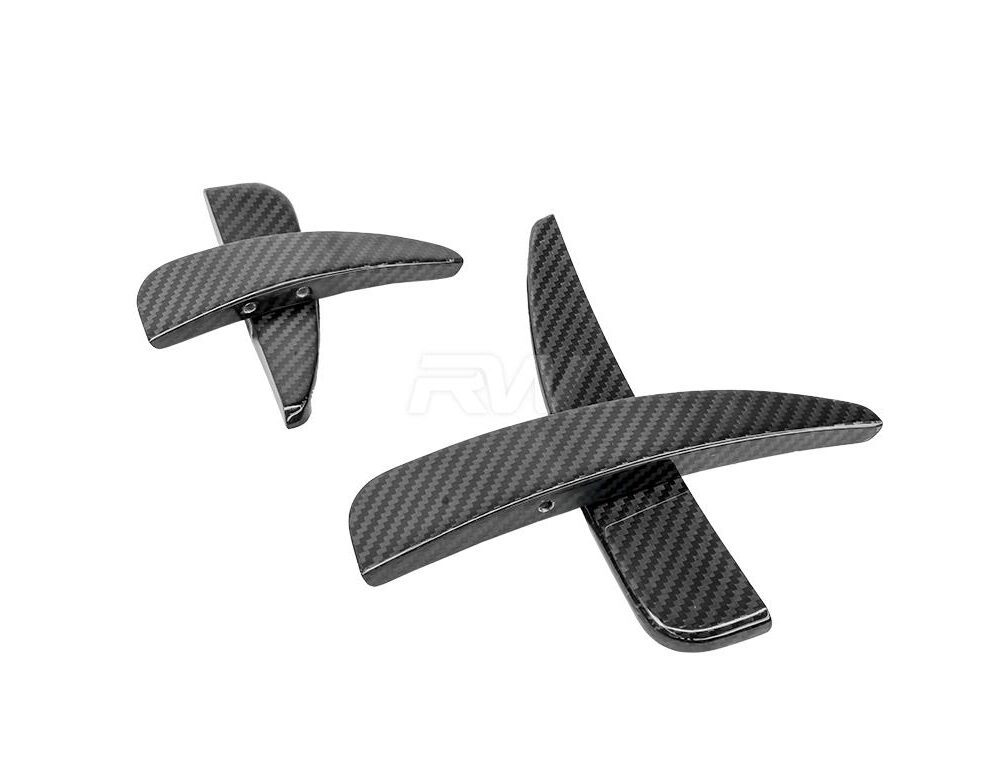 Alternative view of RW Carbon Audi R8 4S DTM Carbon Fiber Front Canards