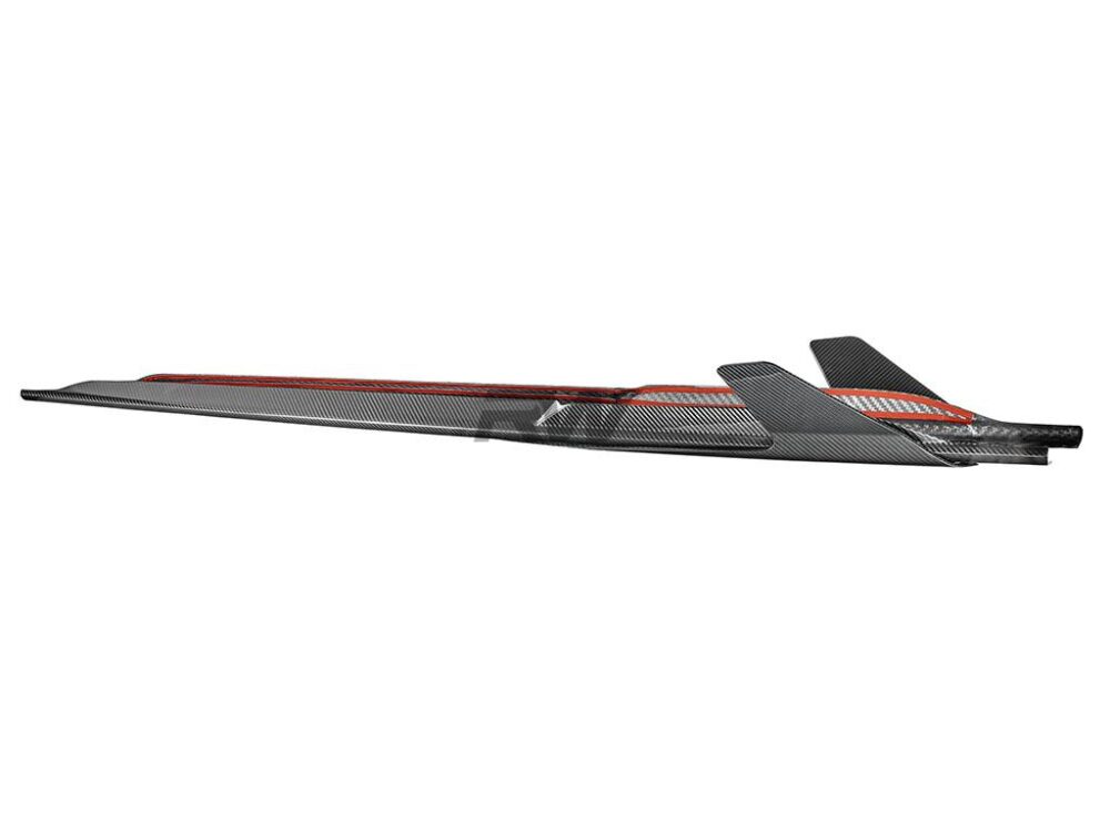 RW Carbon Audi R8 4S DTM Carbon Fiber Side Skirt Extensions - Image 10