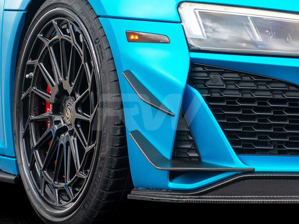 RW Carbon Audi R8 4S Facelift Carbon Fiber Front Canards 2019+