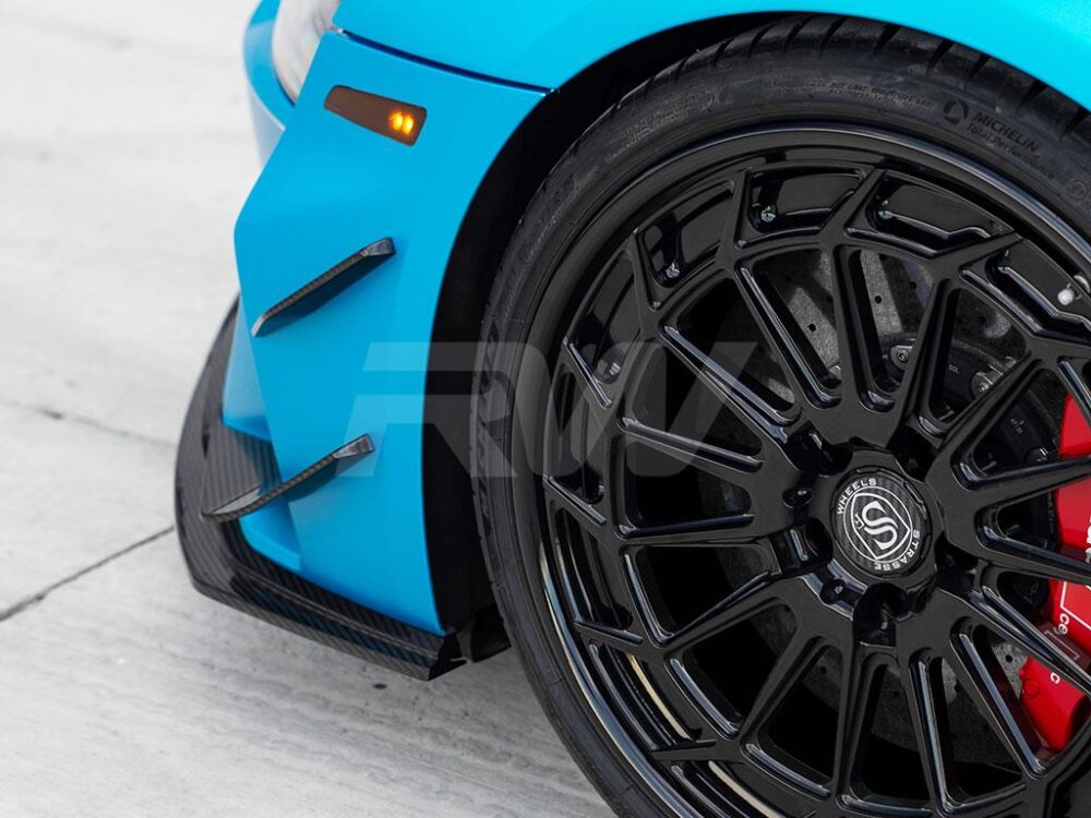 RW Carbon Audi R8 4S Facelift Carbon Fiber Front Canards 2019+ - Image 7