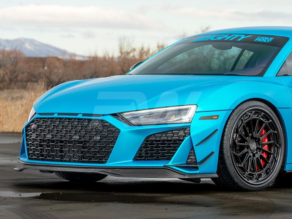 RW Carbon Audi R8 4S Facelift Carbon Fiber Front Canards 2019+ - Image 4