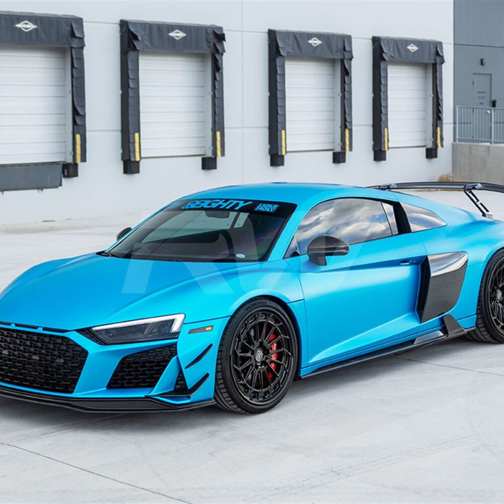Alternative view of RW Carbon Audi R8 4S Facelift Carbon Fiber Front Lip Spoiler 2019+