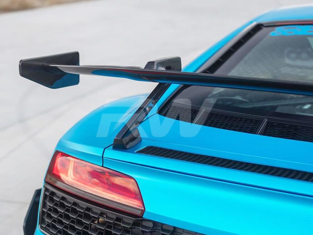 RW Carbon Audi R8 4S Facelift Carbon Fiber Rear Wing 2019+ - Image 3