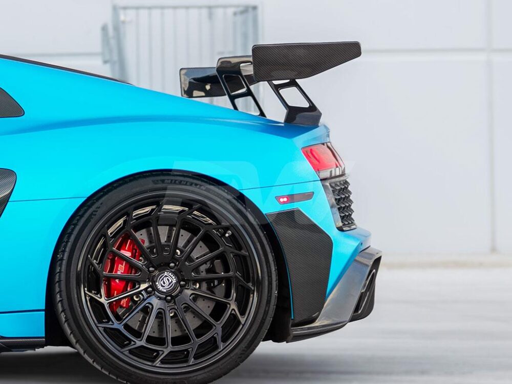 RW Carbon Audi R8 4S Facelift Carbon Fiber Rear Wing 2019+ - Image 5