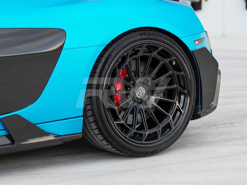 RW Carbon Audi R8 Facelift Carbon Fiber Rear Splitters 2019+ - Image 3