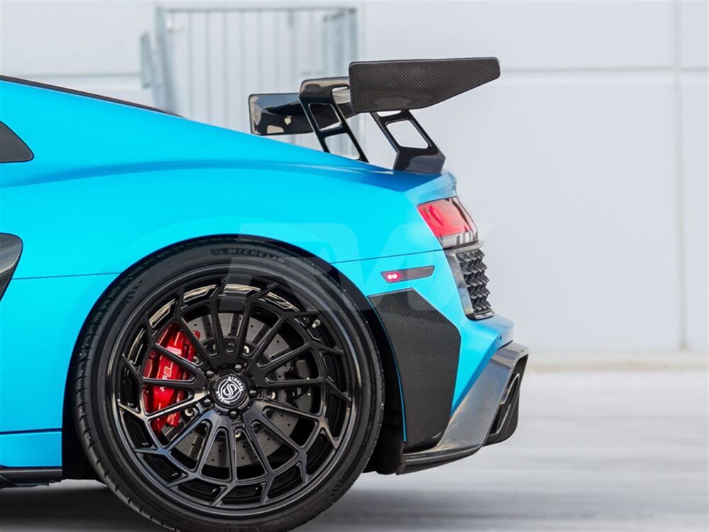RW Carbon Audi R8 Facelift Carbon Fiber Rear Splitters 2019+ - Image 2