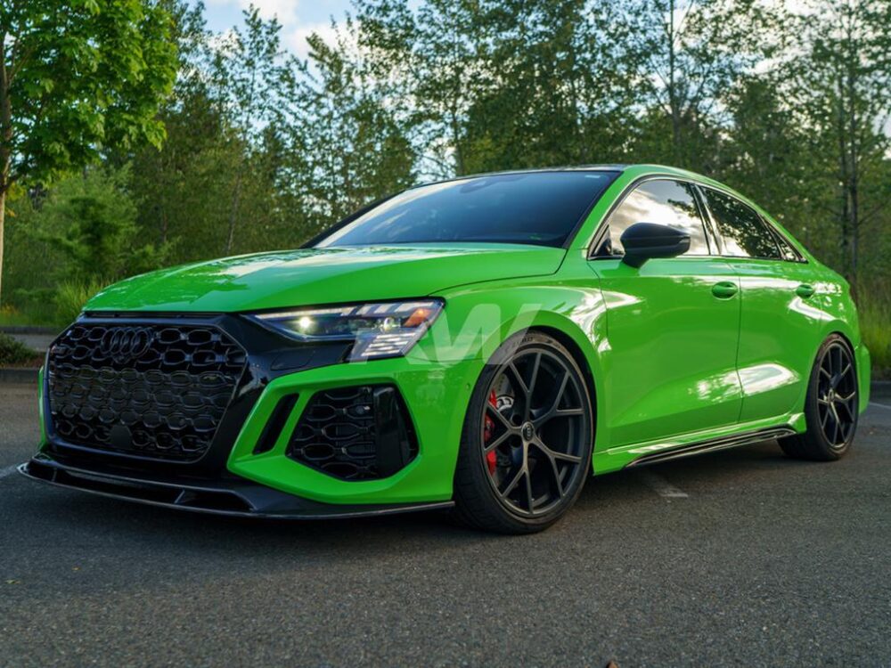 RW Carbon Audi RS3 8Y Carbon Fiber Front Lip Spoiler - Image 10