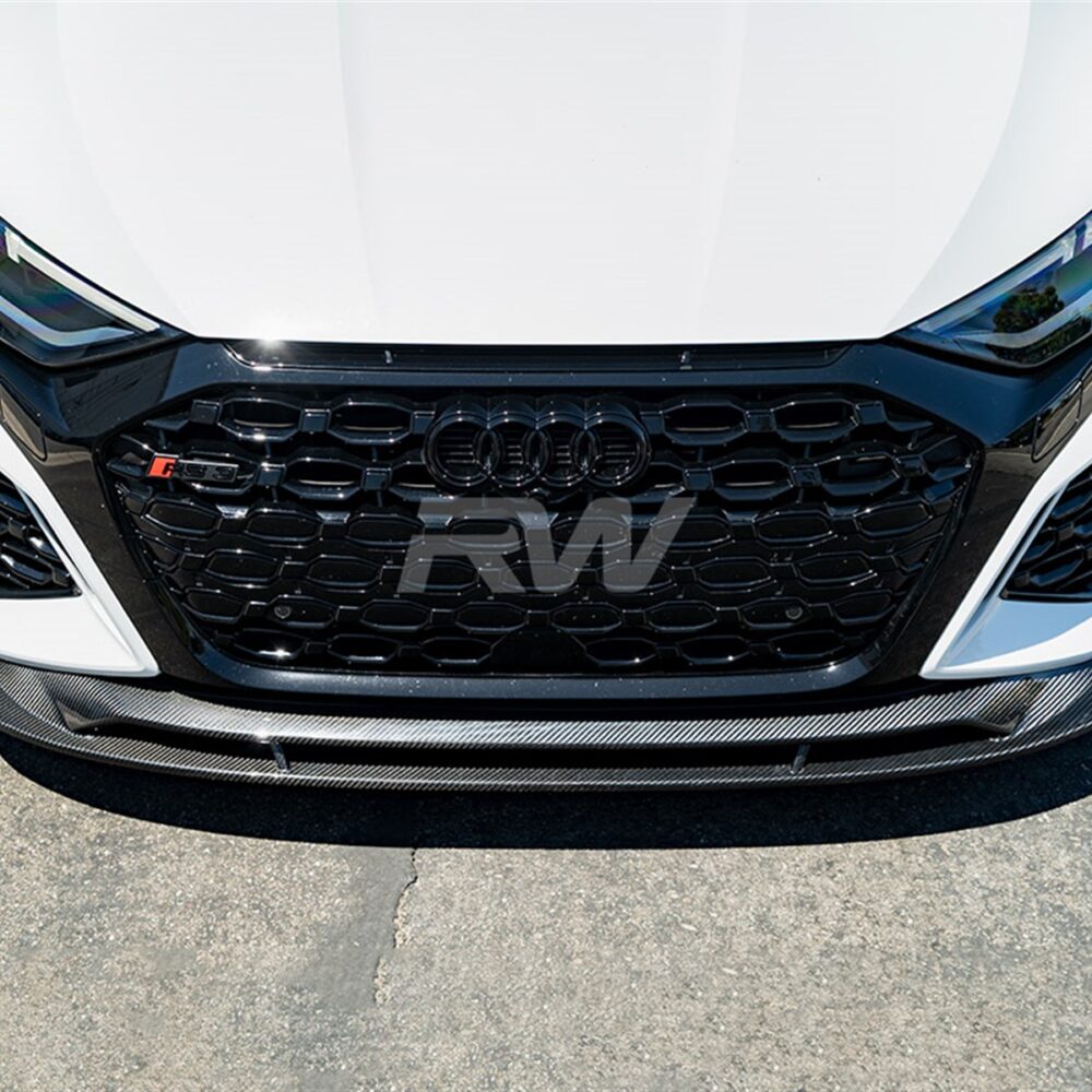 Alternative view of RW Carbon Audi RS3 8Y Carbon Fiber Front Lip Spoiler
