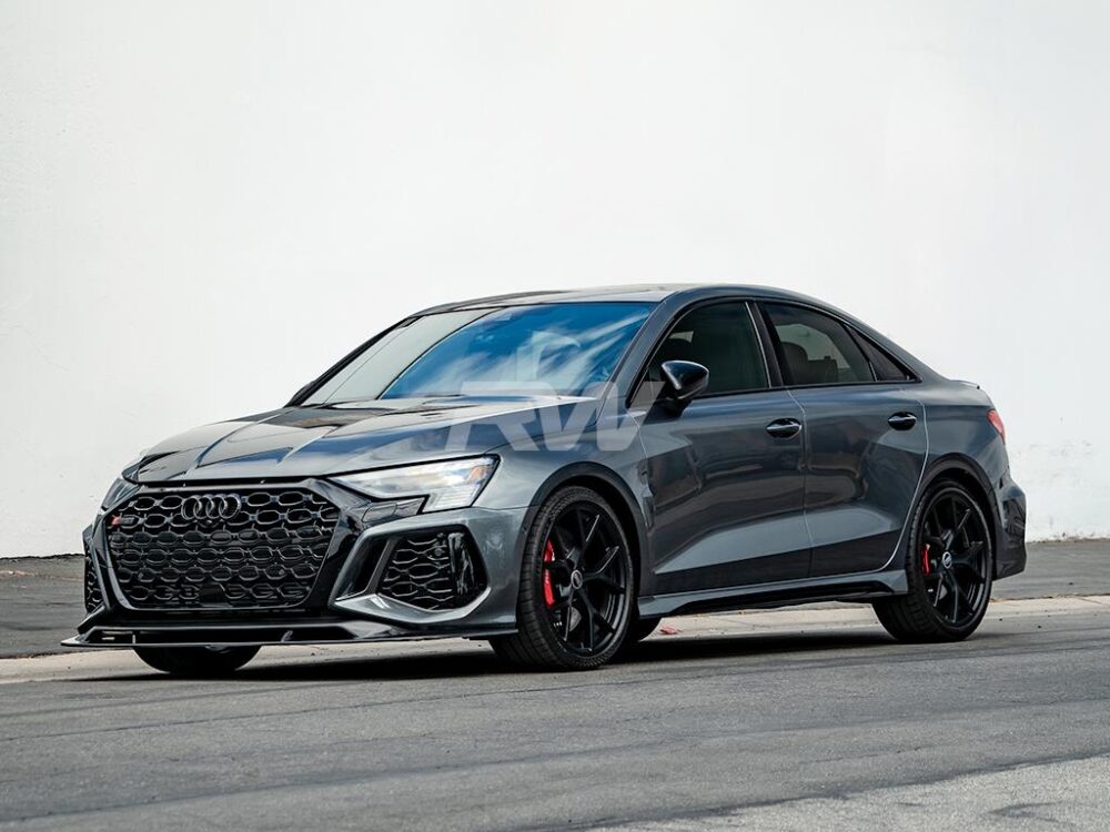 RW Carbon Audi RS3 8Y Carbon Fiber Front Lip Spoiler - Image 7