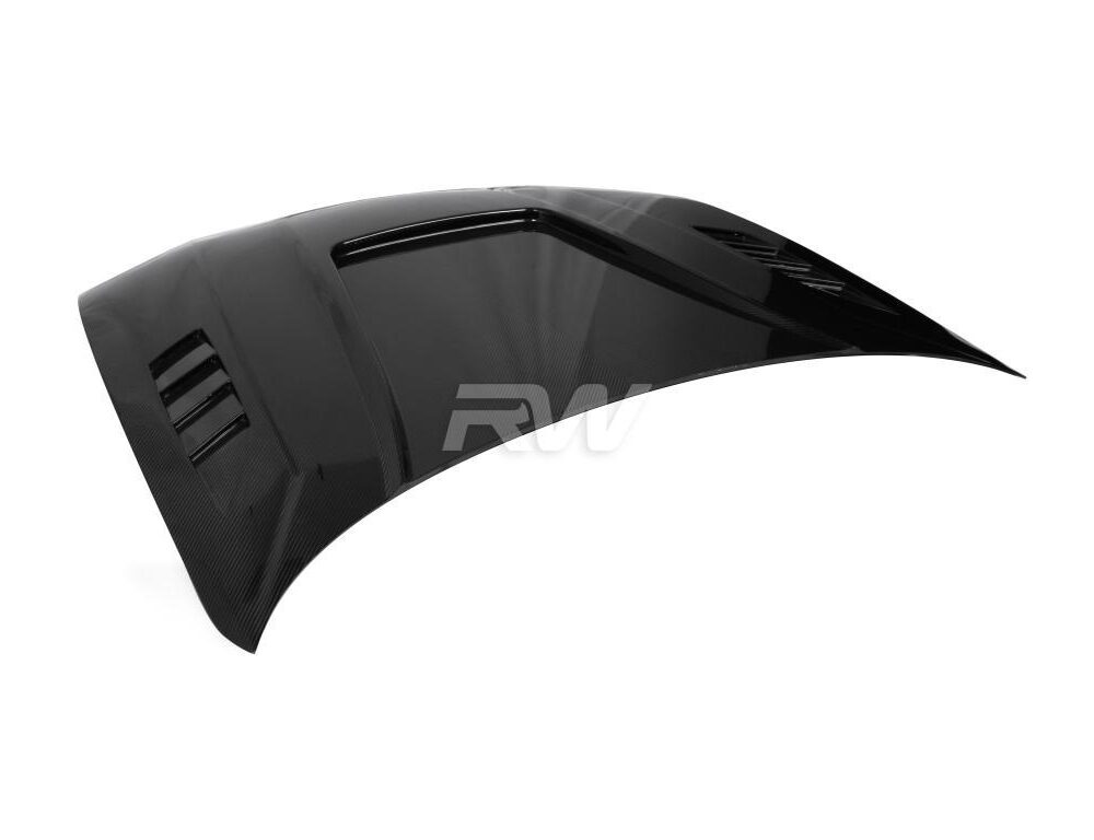 Alternative view of RW Carbon Audi RS6 C8 Avant Dry Carbon Fiber Hood