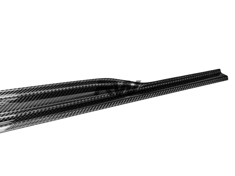 RW Carbon Audi RS6 RS7 C8 Carbon Fiber Side Skirt Extensions - Image 8