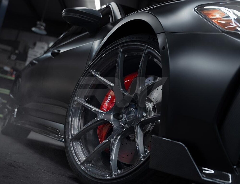 Alternative view of RW Carbon Audi RS6 RS7 C8 Carbon Fiber Side Skirt Extensions