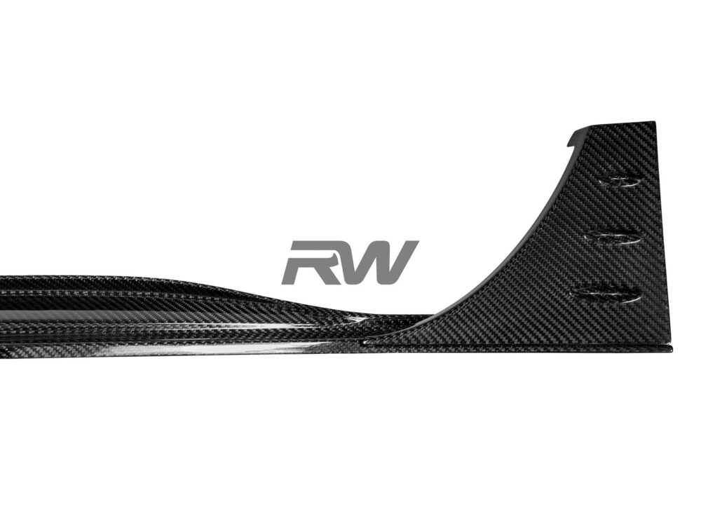 RW Carbon Audi RS6 RS7 C8 Carbon Fiber Side Skirt Extensions - Image 10