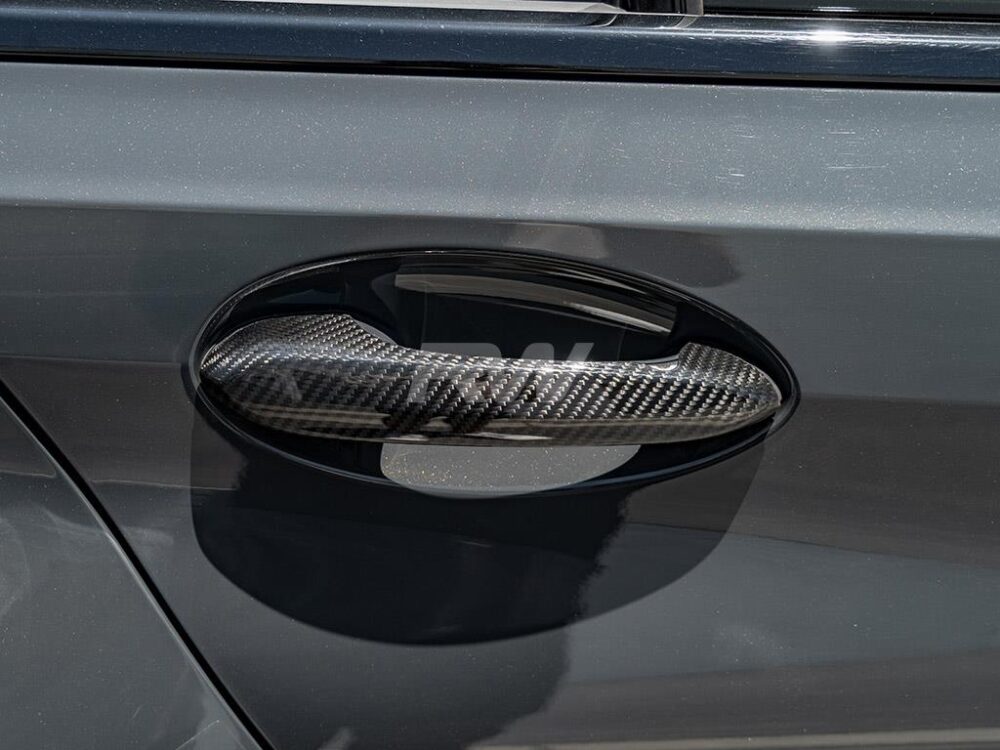 RW Carbon BMW Carbon Fiber Door Handle Trim Set - Image 2
